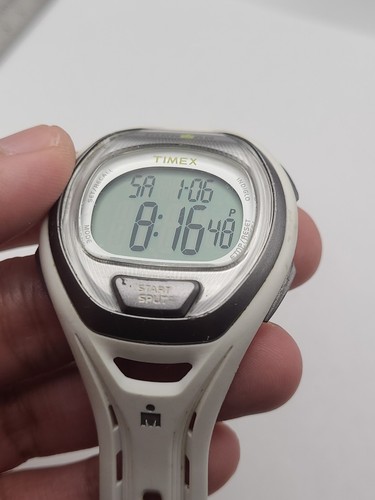 Reloj Digital Timex Ironman 30 Años Blanco M657 - Batería Nueva - Imagen 2 de 14
