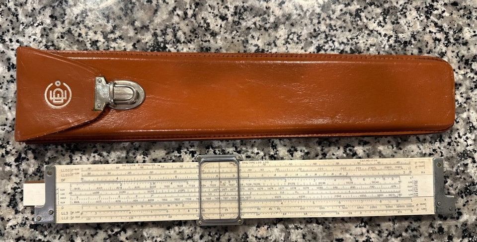 A pre-digital engineer's analog computer — the Eugene Dietzgen Microglide is a beautifully machined piece of mid-century STEM history that actually still works.