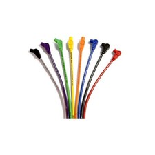 Taylor Silicone HT Ignition Leads - 8mm - Short 90 Degree Boot - Red