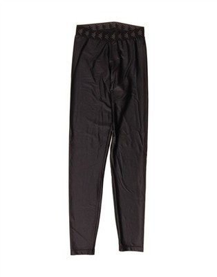 KAPPA Womens Tezenis Graphic Leggings UK 12 Medium  Black CW03