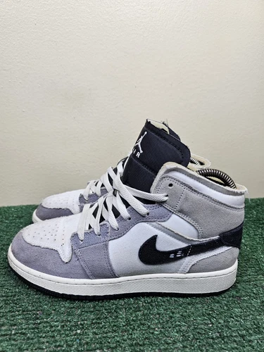 Nike Air Jordan 1 Mid SE Craft scarpe da ginnastica bambino taglia 6 5 anni FD9091 002 grigio bianco