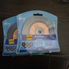 20 pack VERBATIM 52X CD-R Digital Vinyl 700MB Media Disc 98139