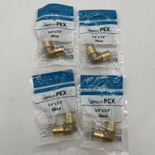 BRAND NEW!! Pack of 4 Apollo PEX 3/4 X 3/4 El...