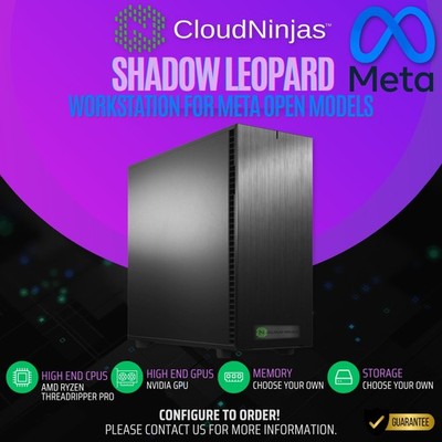Cloud Ninjas Workstation Meta Open Models Threadripper 9970X RTX 6000 Blackwell