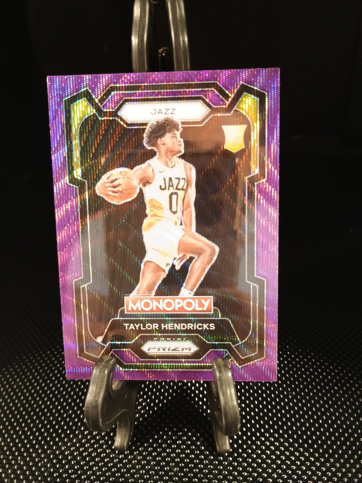 2023-24 Panini Prizm Monopoly - Taylor Hendricks #86 Purple Wave Prizm (RC) 🔥🔥
