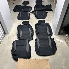 2014-2021 Toyota Tundra Double Cab Bench Seat Oem Seat Cloths Full Set Black