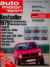 4) Auto Motor Sport AMS 22/1979 - Ford Capri (Bj 1972)  - Ford Capri (Bj 1974)