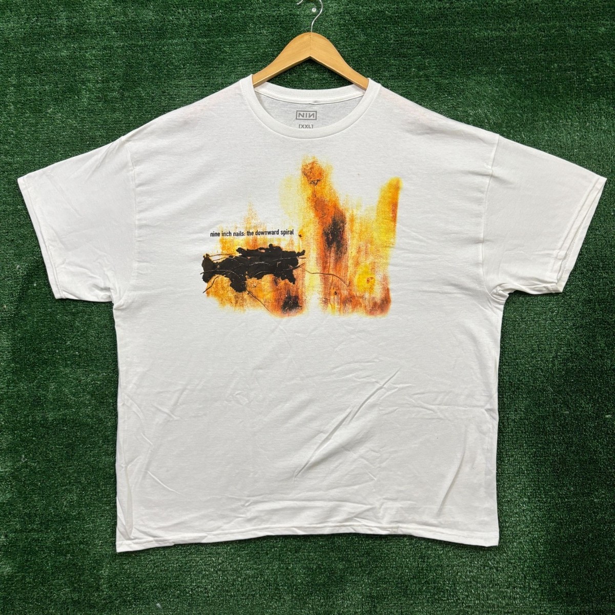 Nine Inch Nails The Downward Spiral Rock Band T-Shirt Size XXL | eBay
