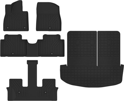 Floor Mats & Trunk Liner & Backrest Mat for 2026 Hyundai Palisade 7-Seater Fuel