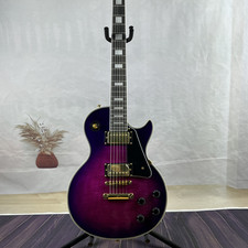 Custom Shop Purple electric guitar bone nut gold color hardware USA ship quickly