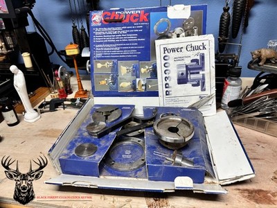 Vintage Record Power Wood Lathe Power Chuck From Blue Lathe Era - READ IT