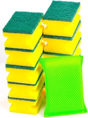 Easy Grab Nail Saver Scrub Spons, for Washing Dishes and Cleaning