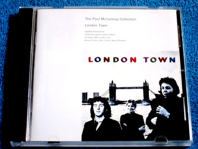  PAUL McCARTNEY AND WINGS CD LONDON TOWN 1978 RARE BONUS TRACKS  FREE SHIPPING  