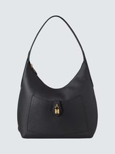 Mulberry Eliza Large Leather Women's Zip Shoulder Bag Black {Marks/No Dust Bag}