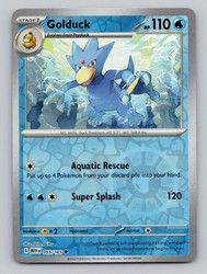 Golduck 055/165 Reverse Holo Scarlet & Violet 151 Uncommon