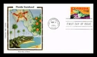 US COVER FLORIDA STATEHOOD 150TH ANNIVERSARY FDC COLORANO SILK CACHET