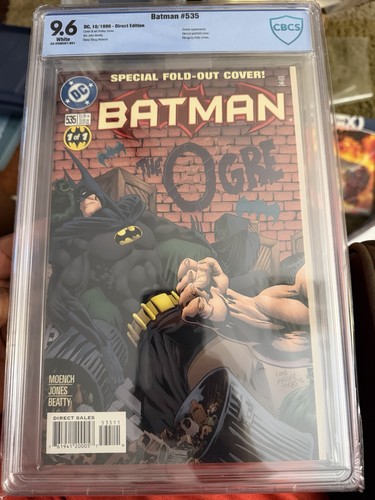 BATMAN #535 Die Cut Fold Out OGRE Appearance! 1996 DC Cbcs 9.6 Graded Comic New