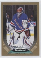 2020-21 Upper Deck Parkhurst Retail Gold Border Igor Shesterkin #154 av1