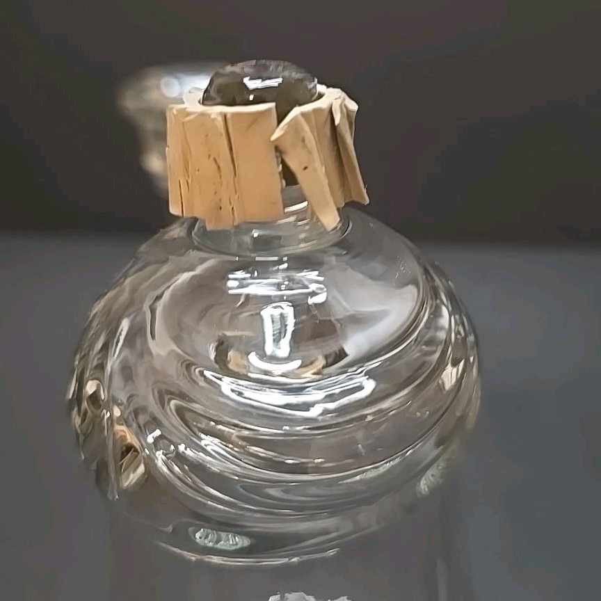 Set Of 2 Peg Votive Candlestick Candle Holders Clear Glass