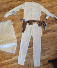 Women's Homemade Handmade Medium White Padme Amidala Halloween Costume Dress Up