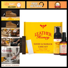 Suede  Nubuck Care Kit - Leather Cleaner, Protector, Brush  Eraser Set
