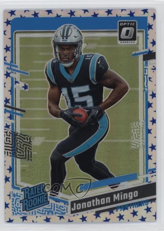 2023 Panini Donruss Optic Rated Rookie Stars Prizm Jonathan Mingo #215 07zr