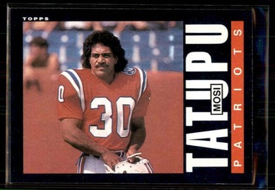 1985 Topps Mosi Tatupu #333 New England Patriots
