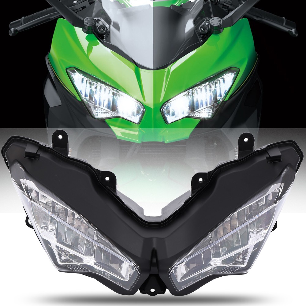 Front Headlight Fits For Kawasaki Ninja 400 2018-24 650 2020-25