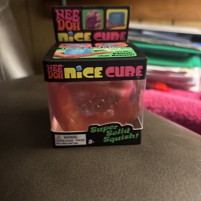 AUTHENTIC AND BRAND NEW Nee Doh Nice Cube Super Solid Squish Toy PINK New