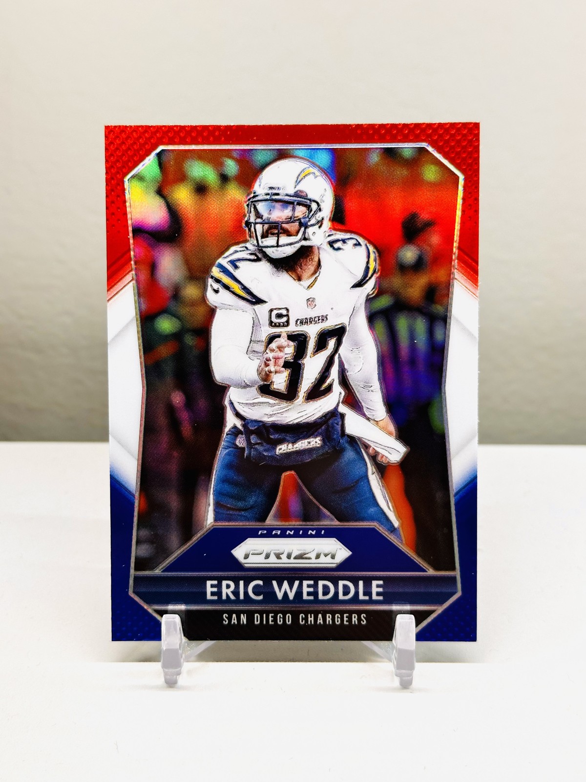 2015 Panini Prizm - Eric Weddle #32 Red White & Blue Prizm