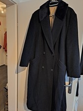 Damen Wollmantel Lang