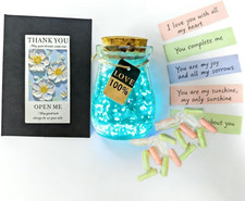 50 Blank Love Notes Memory Jar,Night Light Positive Jar,To My Mom Birthday Gifts