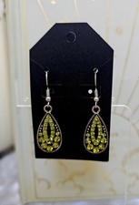 Money To Blow - Green Rhinestone Dangle Papar...