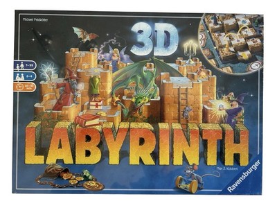 NEW Ravensburger 3D Labyrinth Family Board Game for Kids & Adults Age 7+ Sealed