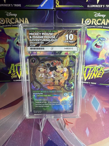 Lorcana ENCHANTED Mickey And Minnie Adventurous Duo 238 ACE 10 PERFECT SUBS