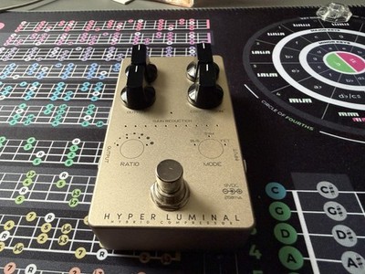 Darkglass Hyper Luminal Hybrid Bass Compressor Pedal Gray (Mint Condition)