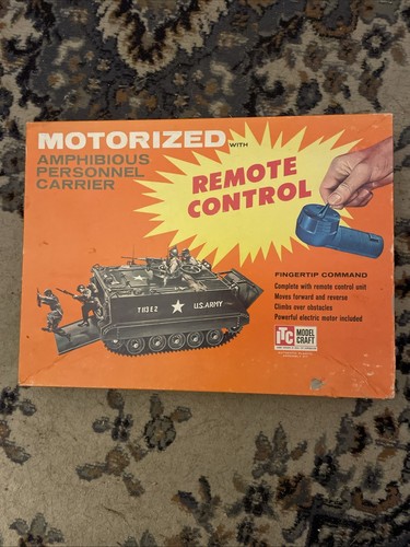 Vintage Remote Control Ideal ITC Model Craft Motorized APC Tank | eBay