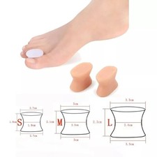 Gel Toe Separator Bunion Corrector 1 Pair Silicone Hallux Valgus Big Toe Straigh