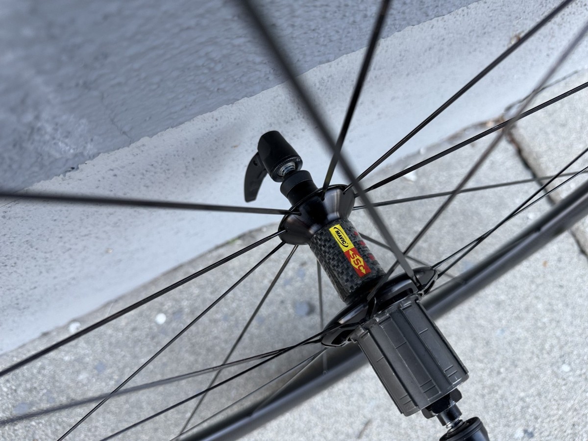 Mavic Cosmic Carbone 40 TUBULAR Wheelset (Great Condition) | eBay