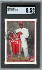 LeBron James 2003-04 Topps Rookie Card #221 SGC 8.5