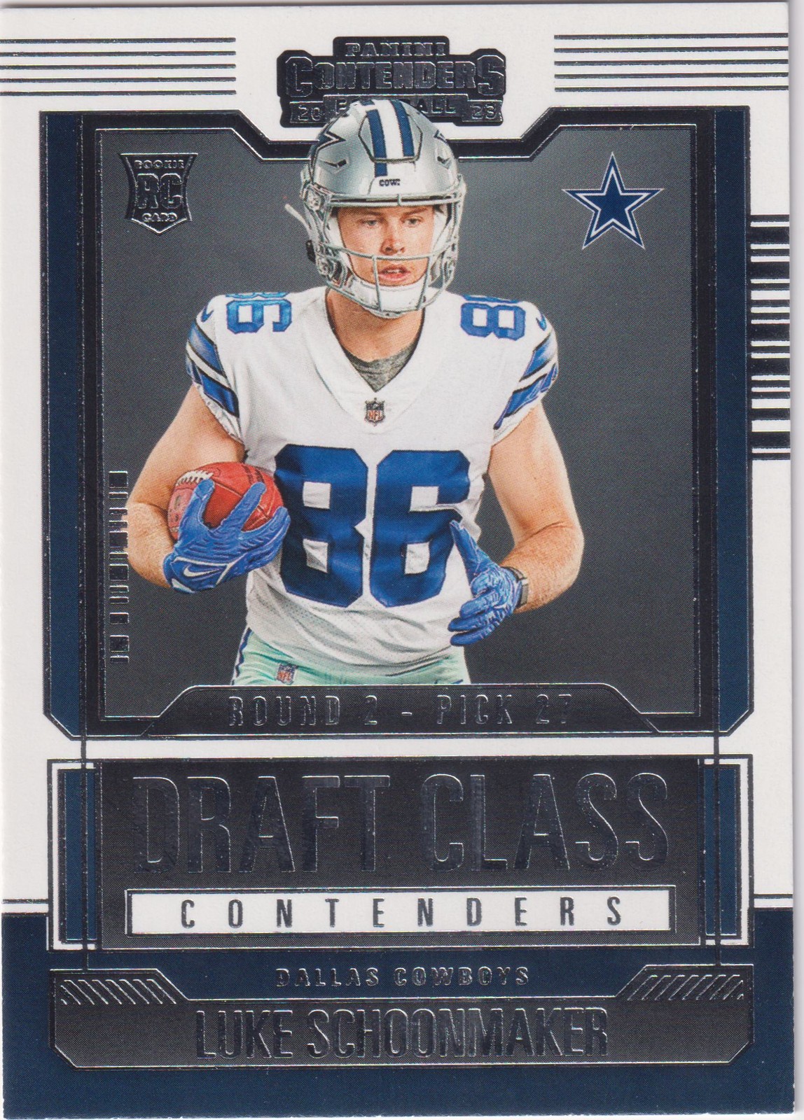 2023 Panini Contenders #16 Luke Schoonmaker Draft Class Contenders Bronze