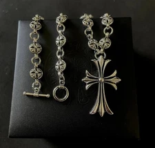 Vintage Chrome Hearts Style Necklace