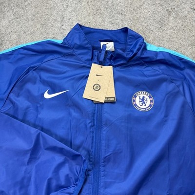Chelsea Football Club Nike Track Jacket Men L Blue Lined Repel Academy