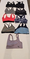 Workout Lot Of Women's Sports Bra Sz Medium- Nike Puma Victoria's Secret Pro-Fit