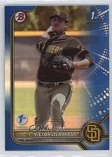 2022 Bowman 1st Edition Blue Foil 133/150 Victor Lizarraga #BPPF-127 0c3e