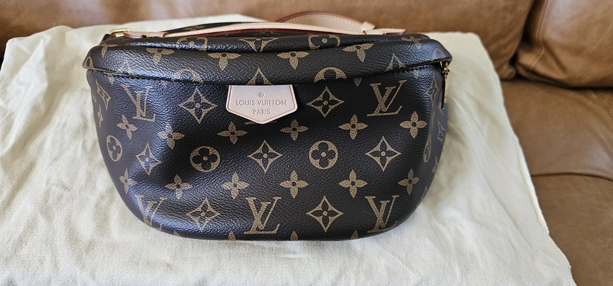 LV Louis Vuitton Bum Bag Brown Monogram Canvas, Bumbag, Belt Bag