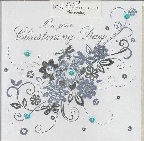On your Christening  day card