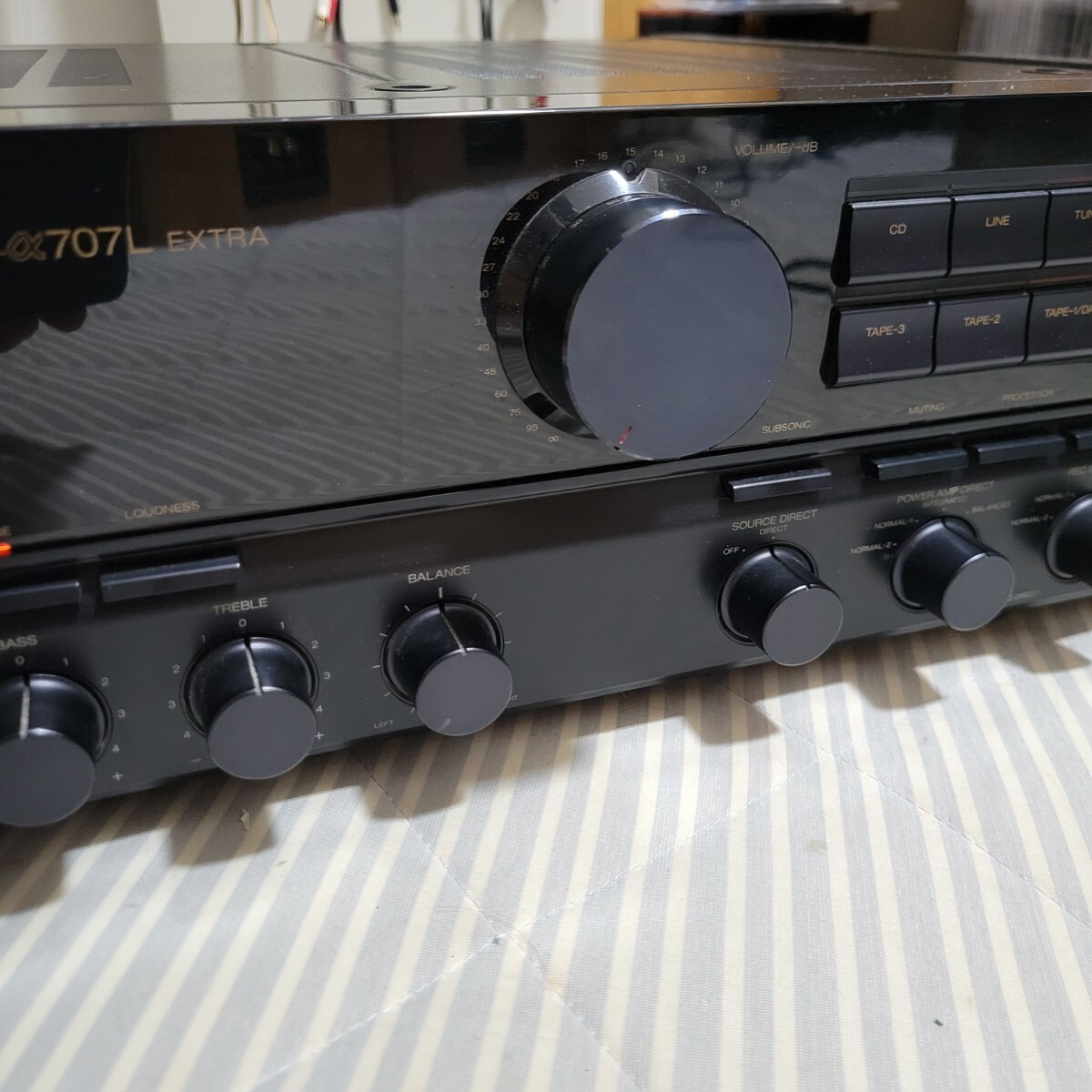 JUNK SANSUI AU-α707L EXTRA Integrated Amplifier PHONO CD