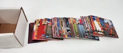 Vintage Marvel Comics Trading Card Lot with Box Superheroes & Villains
