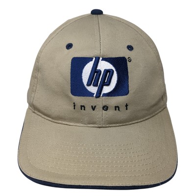 Hp Invent Strapback Baseball Cap Brown One Size Adjustable Embroidered Town Talk